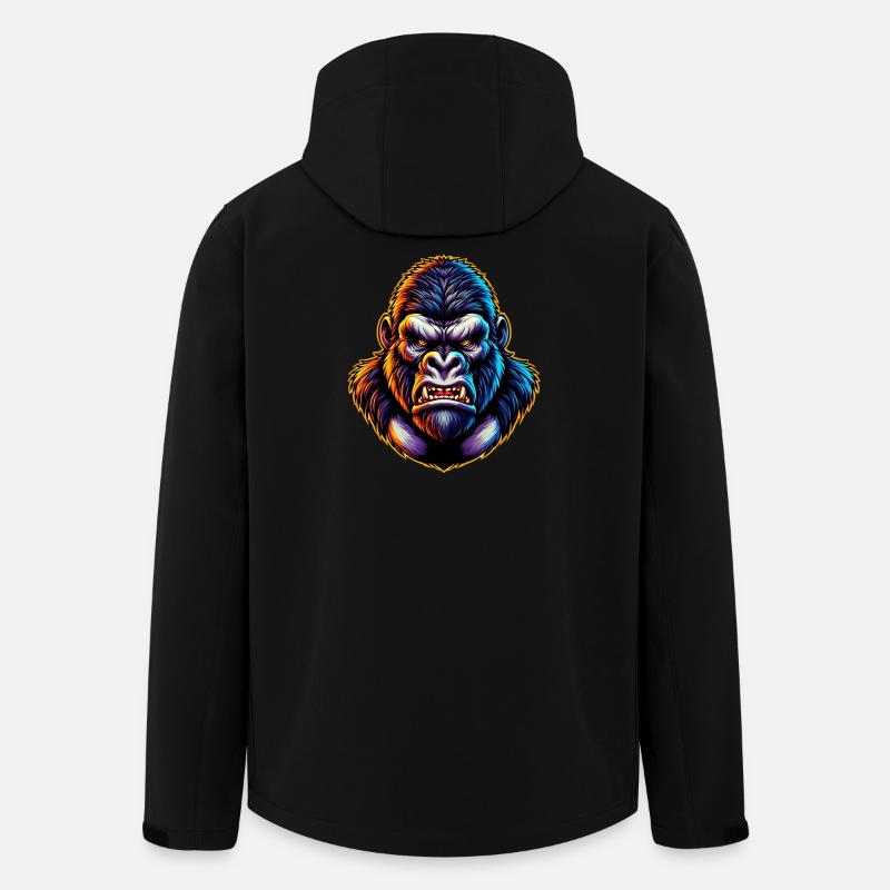 Gorilla - Men’s Recycled Softshell Jacket by Stanley/Stella - black