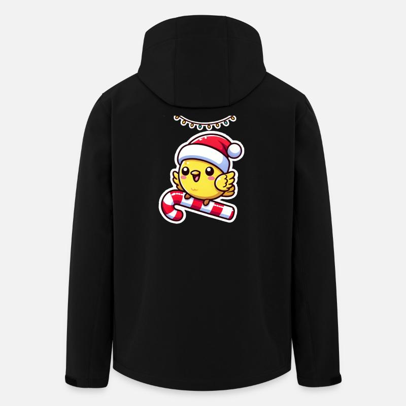 Canaries de Noël - Veste softshell homme en polyester recyclé Stanley/Stella - noir