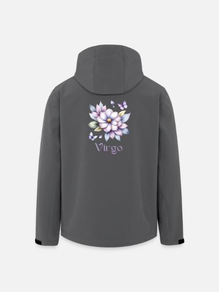 Elegantes Virgo Sternzeichen Aquarell Geschenk - Recycelte Männer Softshell-Jacke von Stanley/Stella - Schwarz