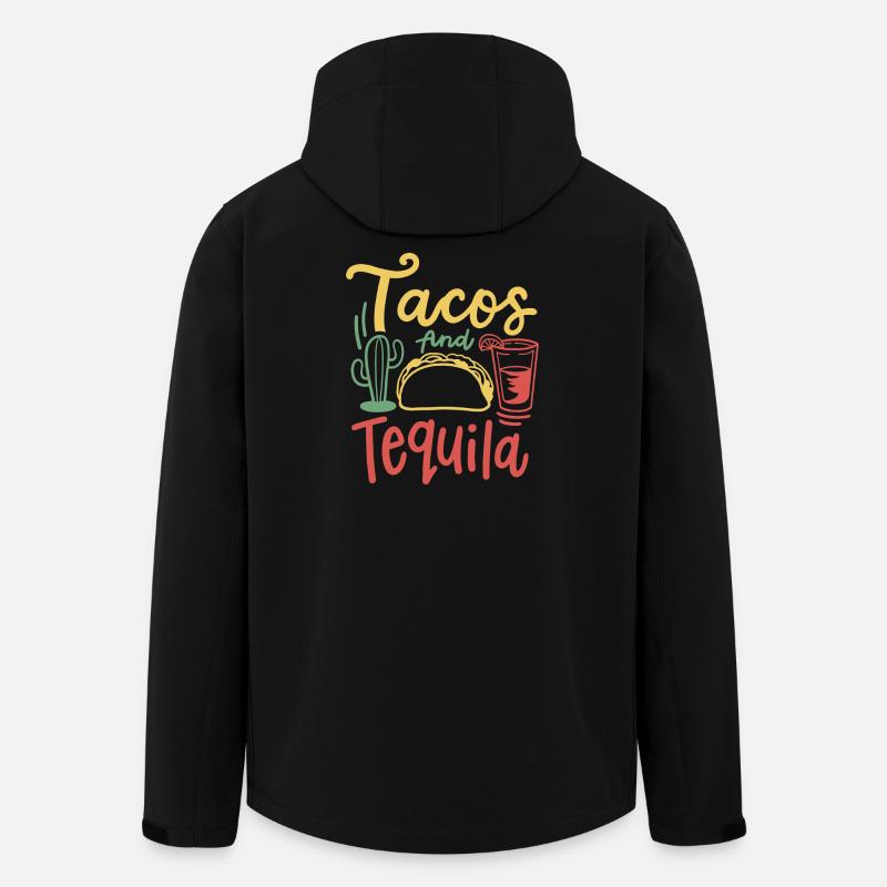 Tacos Tequila Cinco de Mayo mexikanisch - Recycelte Männer Softshell-Jacke von Stanley/Stella - Schwarz