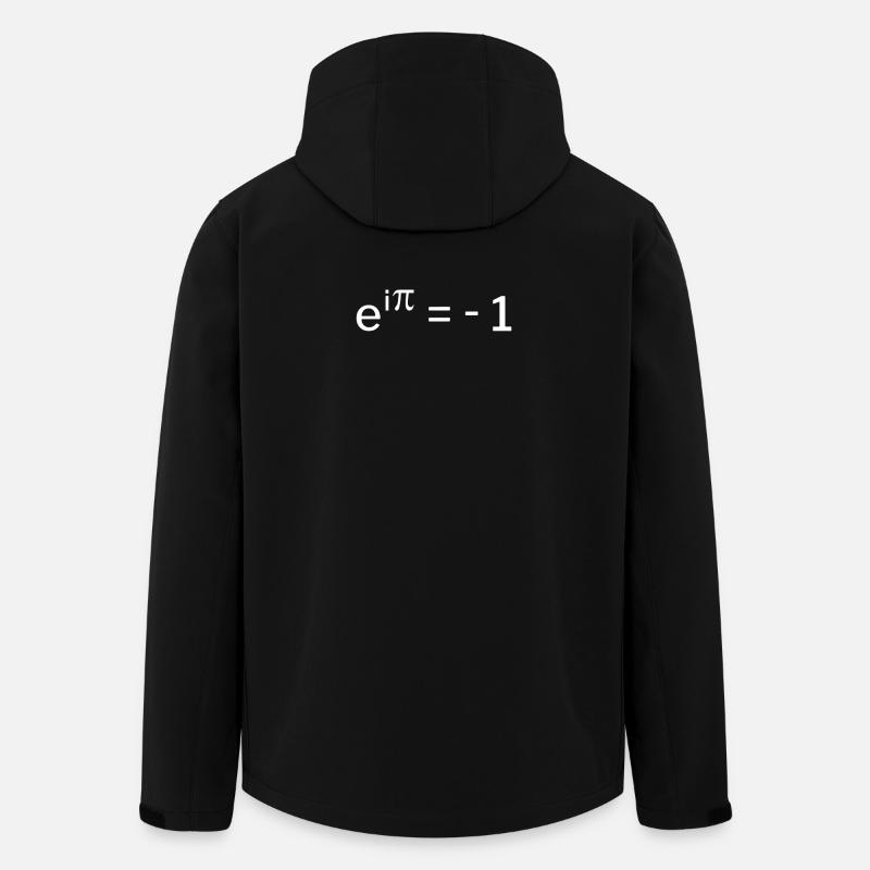 e^i pi + = -1 - Eulersche Identität Geschenkidee - Recycelte Männer Softshell-Jacke von Stanley/Stella - Schwarz