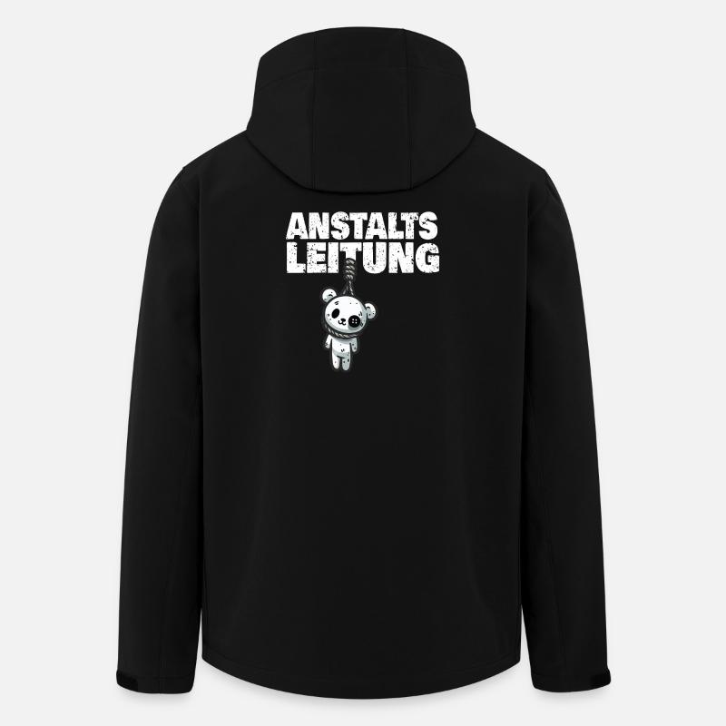 Anstaltsleitung Teddy - Recycelte Männer Softshell-Jacke von Stanley/Stella - Schwarz