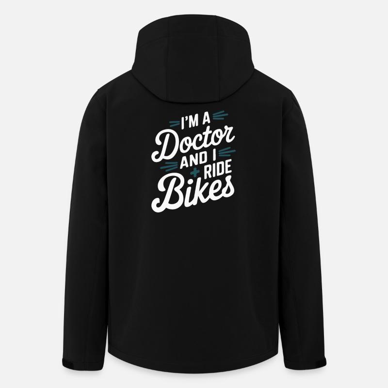 Arzt und Radfahrer - Recycelte Männer Softshell-Jacke von Stanley/Stella - Schwarz
