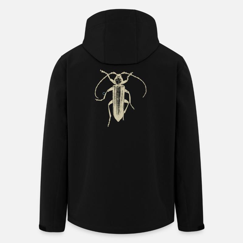 CERAM | creme - Recycelte Männer Softshell-Jacke von Stanley/Stella - Schwarz