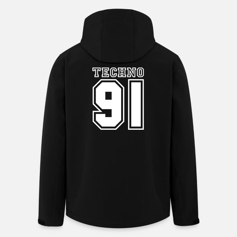 TECHNO 91 - Men’s Recycled Softshell Jacket by Stanley/Stella - black