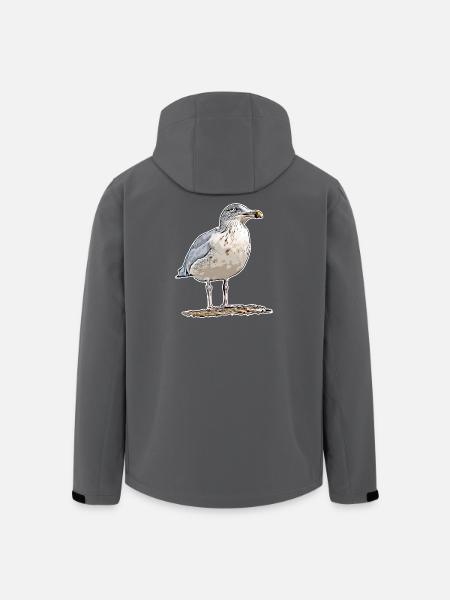 Gull - Men’s Recycled Softshell Jacket by Stanley/Stella - black