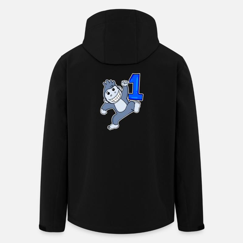 Numéro 1 Numéro Un - Veste softshell homme en polyester recyclé Stanley/Stella - noir