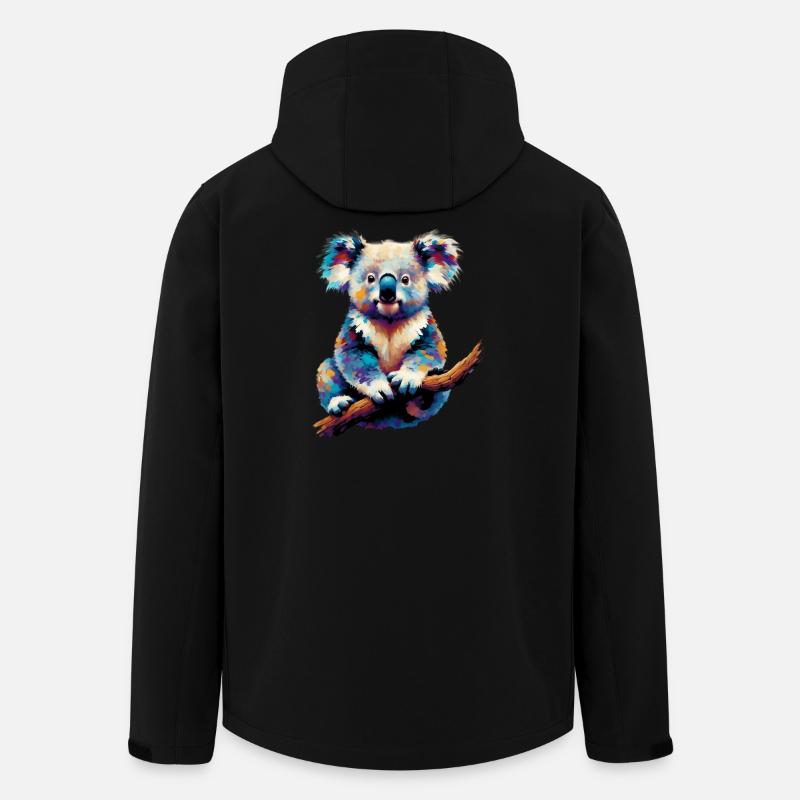 Koala - Men’s Recycled Softshell Jacket by Stanley/Stella - black