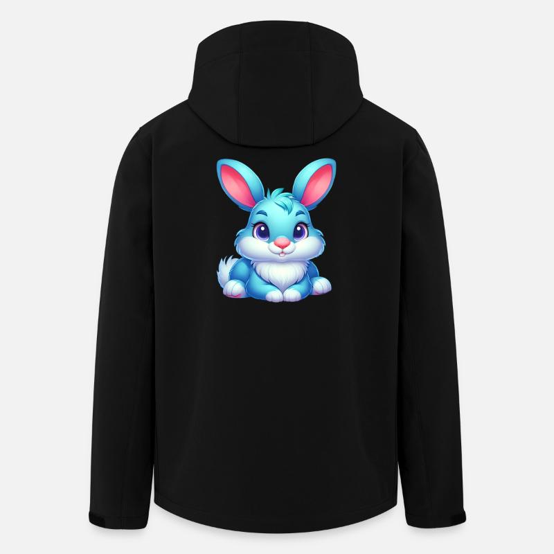 Kaninchen - Recycelte Männer Softshell-Jacke von Stanley/Stella - Schwarz
