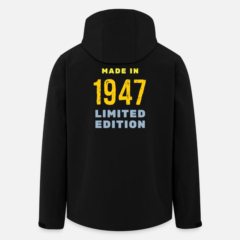 1947 - Recycelte Männer Softshell-Jacke von Stanley/Stella - Schwarz