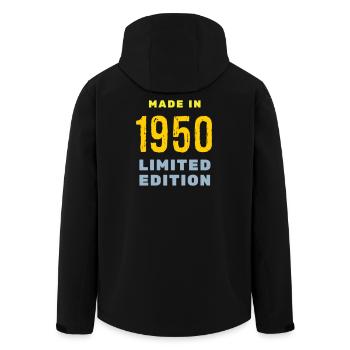 1950 - Veste softshell homme en polyester recyclé Stanley/Stella - noir - Dos - AI Model Male 185 light (185cm)