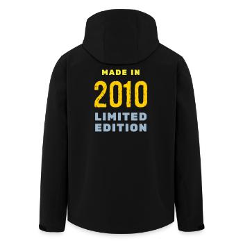 2010 - Veste softshell homme en polyester recyclé Stanley/Stella - noir - Dos - AI Model Male 185 light (185cm)