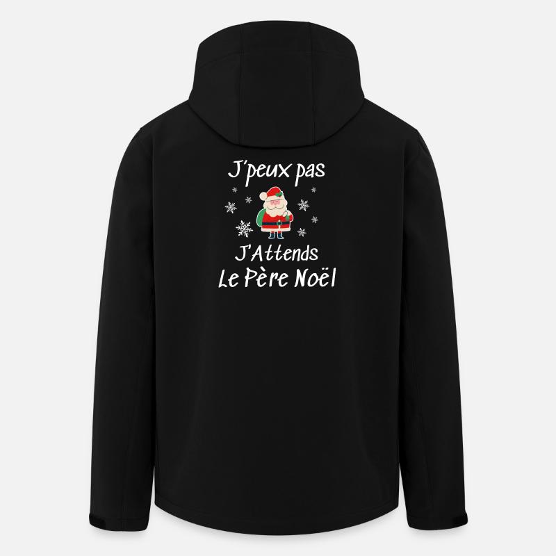 Ich kann nicht, ich warte auf den Weihnachtsmann - Recycelte Männer Softshell-Jacke von Stanley/Stella - Schwarz