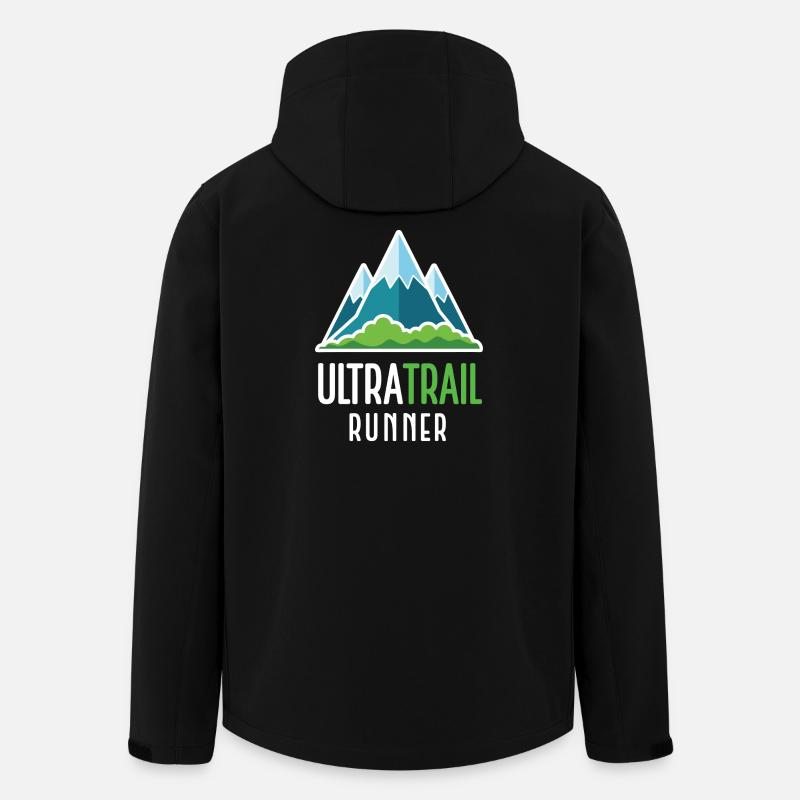 Ultra-Trailrunner - Recycelte Männer Softshell-Jacke von Stanley/Stella - Schwarz
