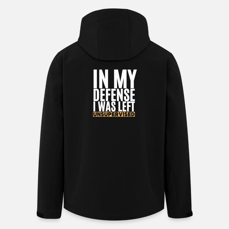 I Was Left Unsupervised - Men’s Recycled Softshell Jacket by Stanley/Stella - black