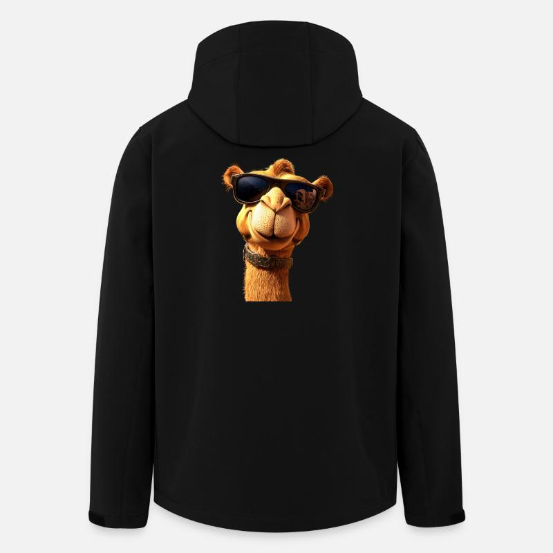 Kamel Dromedar Trampeltier Camel Geschenk Kamele - Recycelte Männer Softshell-Jacke von Stanley/Stella - Schwarz
