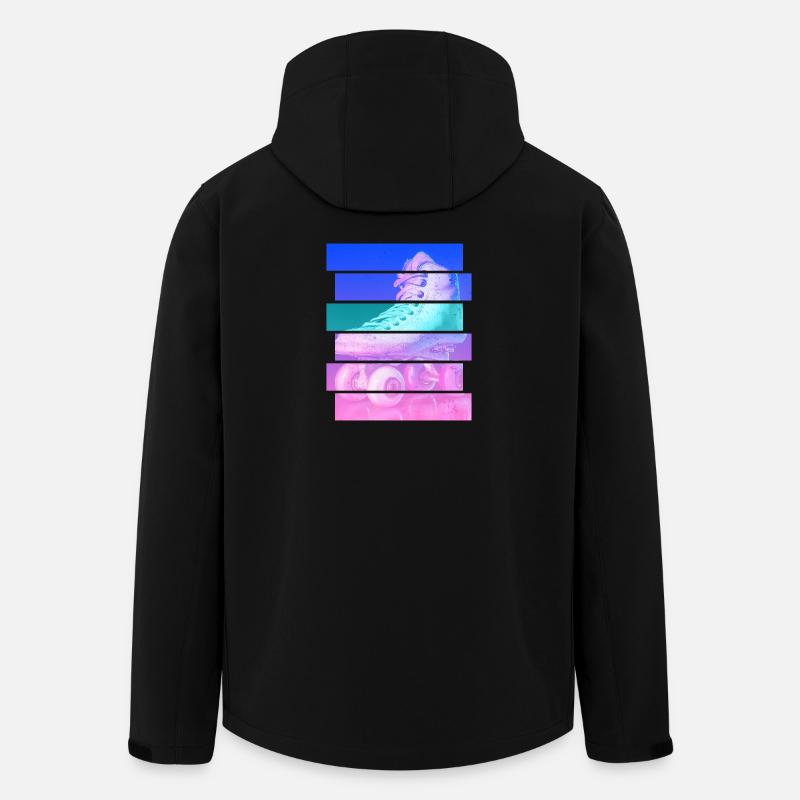 Roller-skate - Men’s Recycled Softshell Jacket by Stanley/Stella - black