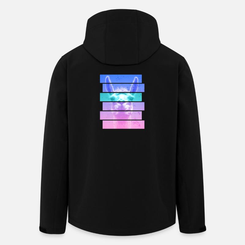 Alpaka - Recycelte Männer Softshell-Jacke von Stanley/Stella - Schwarz