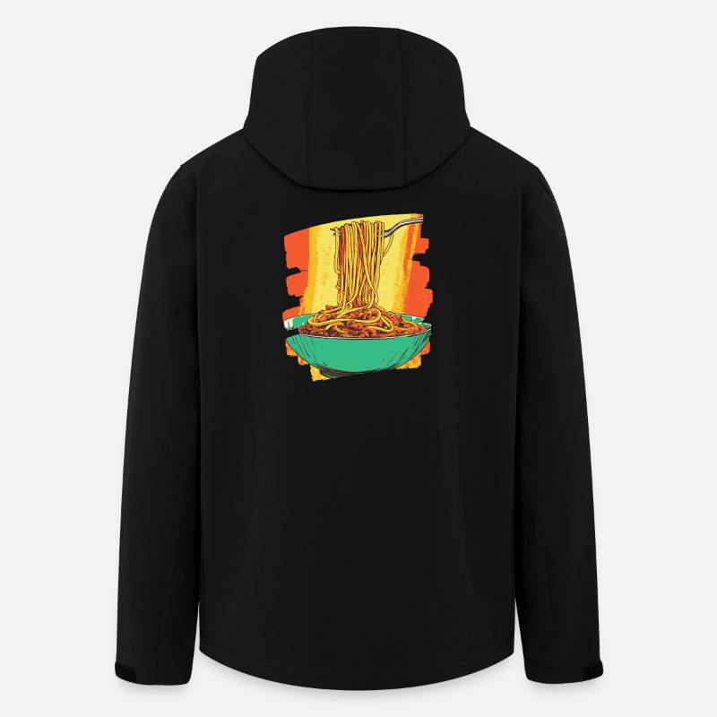 Spaghetti Bolognese - Recycelte Männer Softshell-Jacke von Stanley/Stella - Schwarz