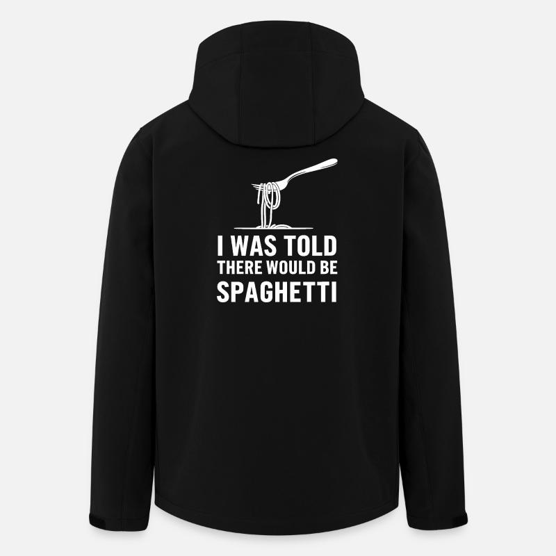 Spaghetti Surprise - Men’s Recycled Softshell Jacket by Stanley/Stella - black