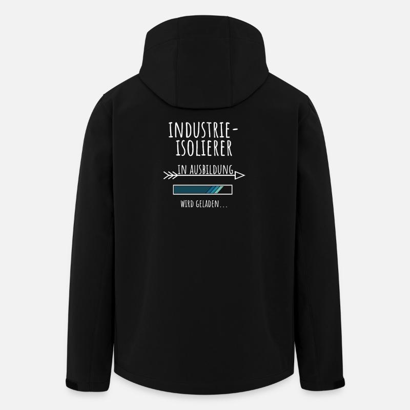 Industrie Isolierer Ausbildung Beruf Geschenk - Recycelte Männer Softshell-Jacke von Stanley/Stella - Schwarz