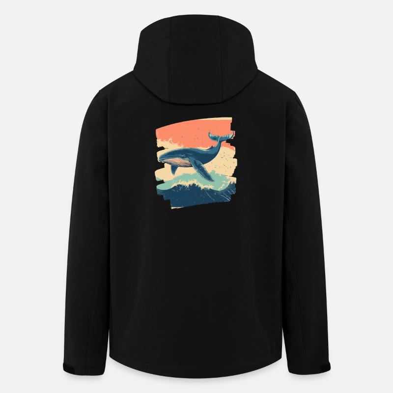 Whale - Men’s Recycled Softshell Jacket by Stanley/Stella - black