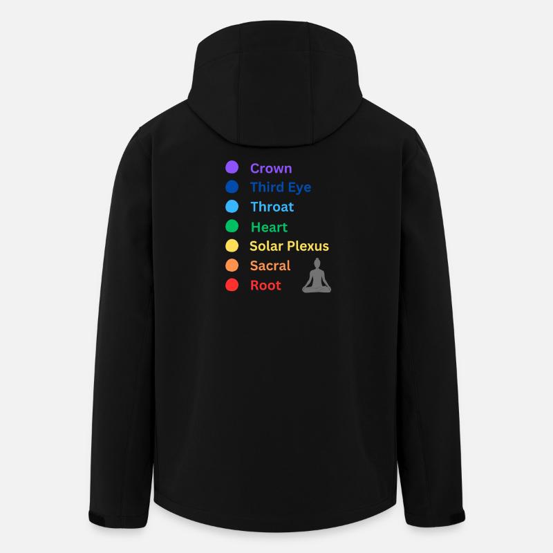 Chakra - Recycelte Männer Softshell-Jacke von Stanley/Stella - Schwarz
