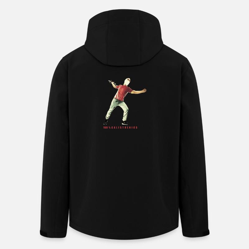 Calisthenics - Training mit Körpergewicht - Recycelte Männer Softshell-Jacke von Stanley/Stella - Schwarz