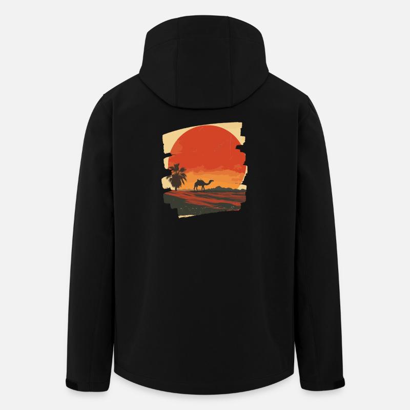 Kamel - Recycelte Männer Softshell-Jacke von Stanley/Stella - Schwarz