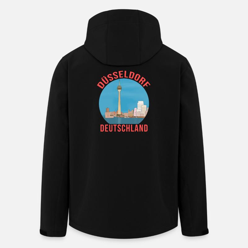 Düsseldorf, Allemagne - Veste softshell homme en polyester recyclé Stanley/Stella - noir