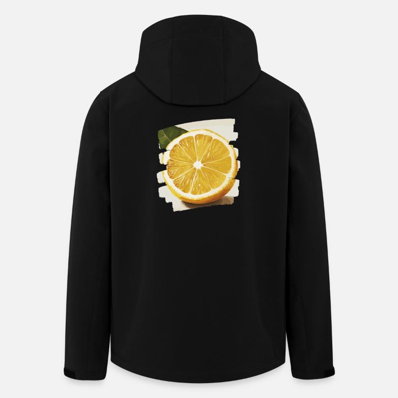 Zitrone - Recycelte Männer Softshell-Jacke von Stanley/Stella - Schwarz
