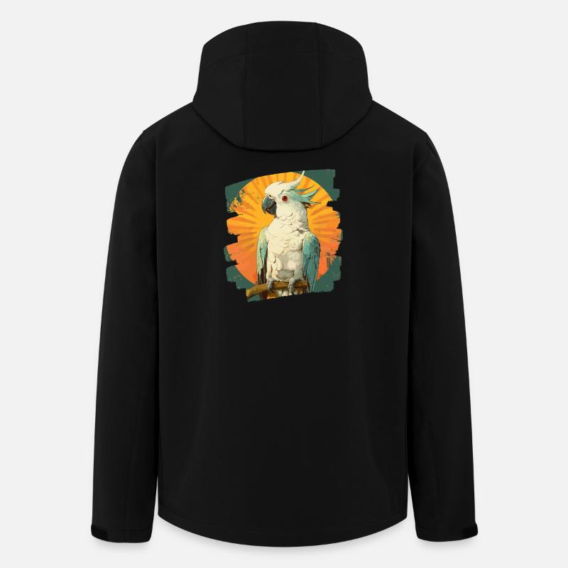 Cacatoès - Veste softshell homme en polyester recyclé Stanley/Stella - noir