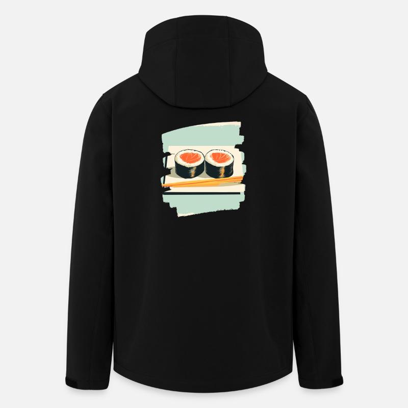 Sushi - Recycelte Männer Softshell-Jacke von Stanley/Stella - Schwarz