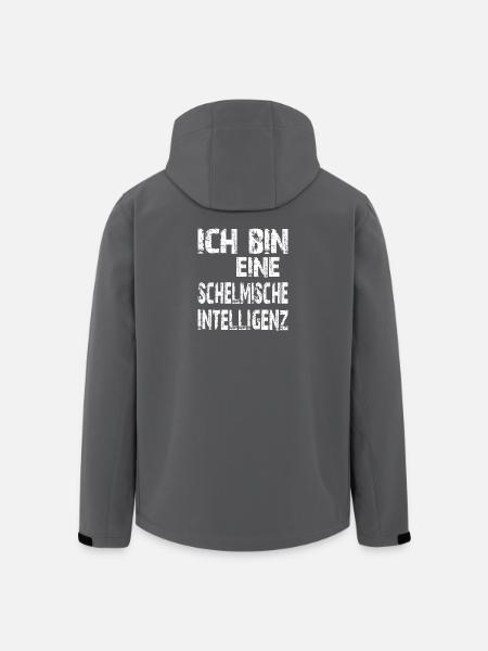 AI Saying I'm a mischievous intelligence - Men’s Recycled Softshell Jacket by Stanley/Stella - black