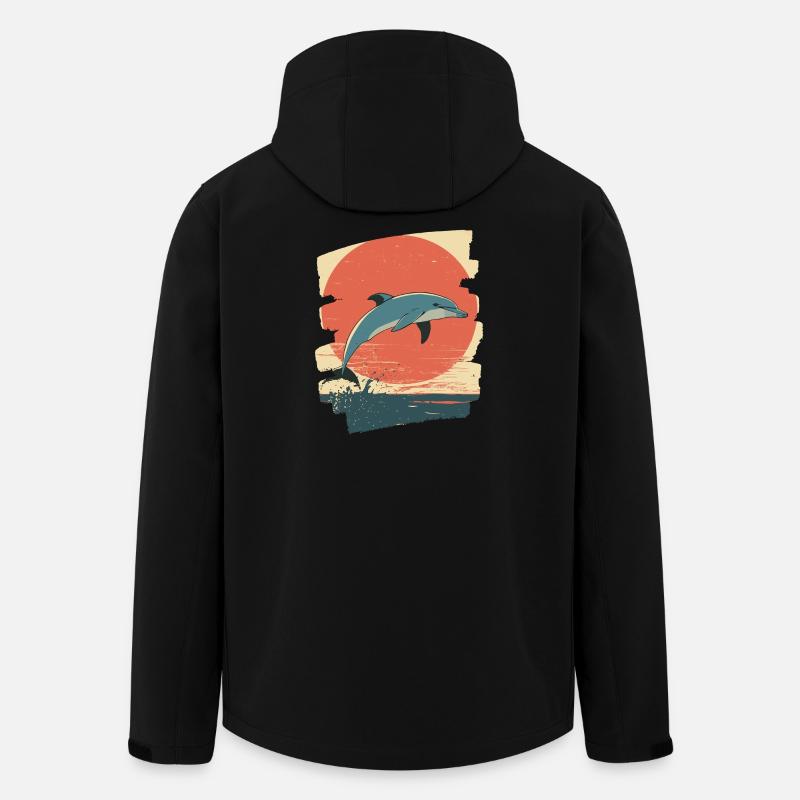 Dolphin - Men’s Recycled Softshell Jacket by Stanley/Stella - black