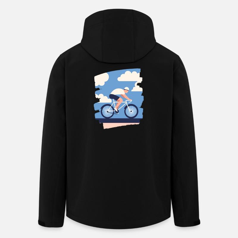 Vélo de route Vélo de route - Veste softshell homme en polyester recyclé Stanley/Stella - noir