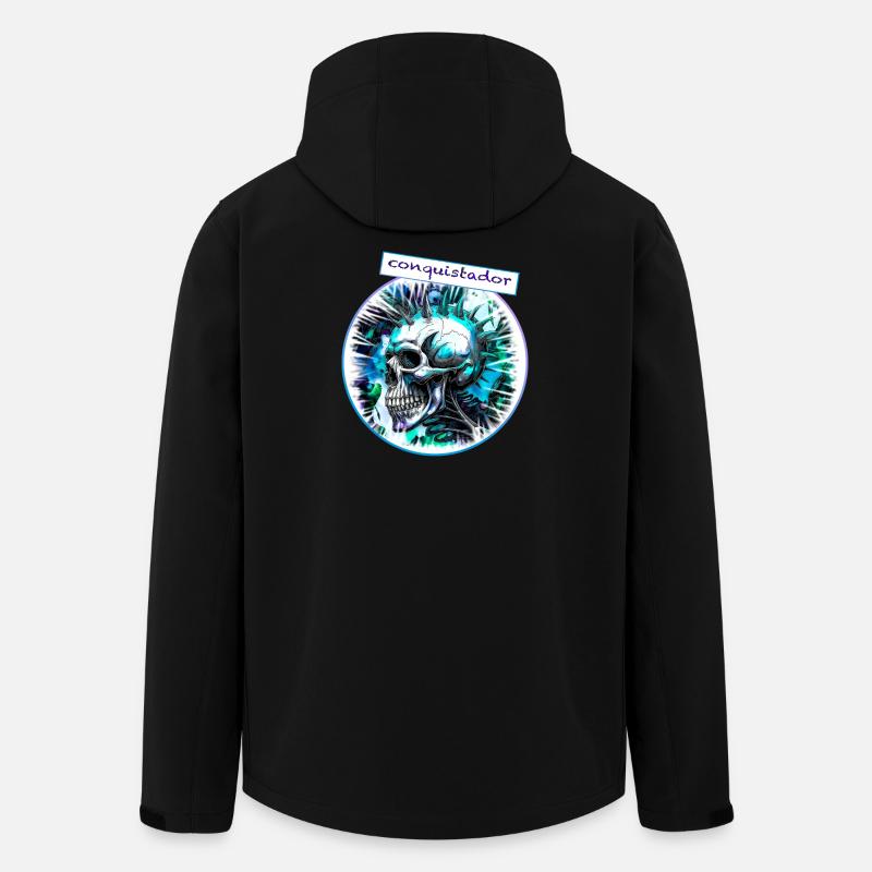 Conquistador - Recycelte Männer Softshell-Jacke von Stanley/Stella - Schwarz