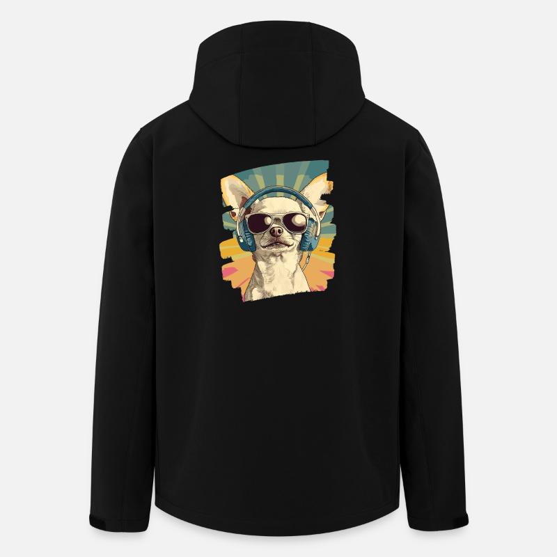 Chihuahua - Recycelte Männer Softshell-Jacke von Stanley/Stella - Schwarz