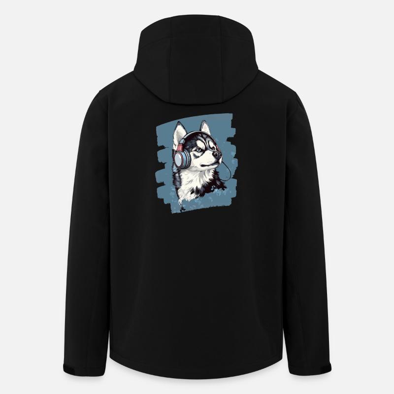 Husky - Men’s Recycled Softshell Jacket by Stanley/Stella - black