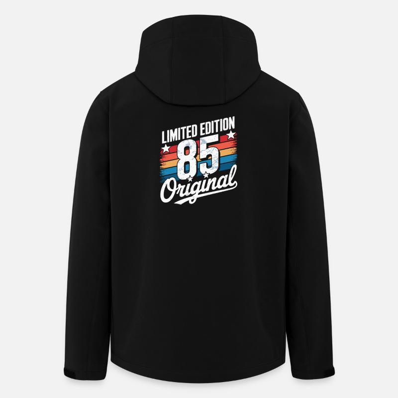 Limited Edition 85 Retro 40th Birthday 1985 Design - Veste softshell homme en polyester recyclé Stanley/Stella - noir