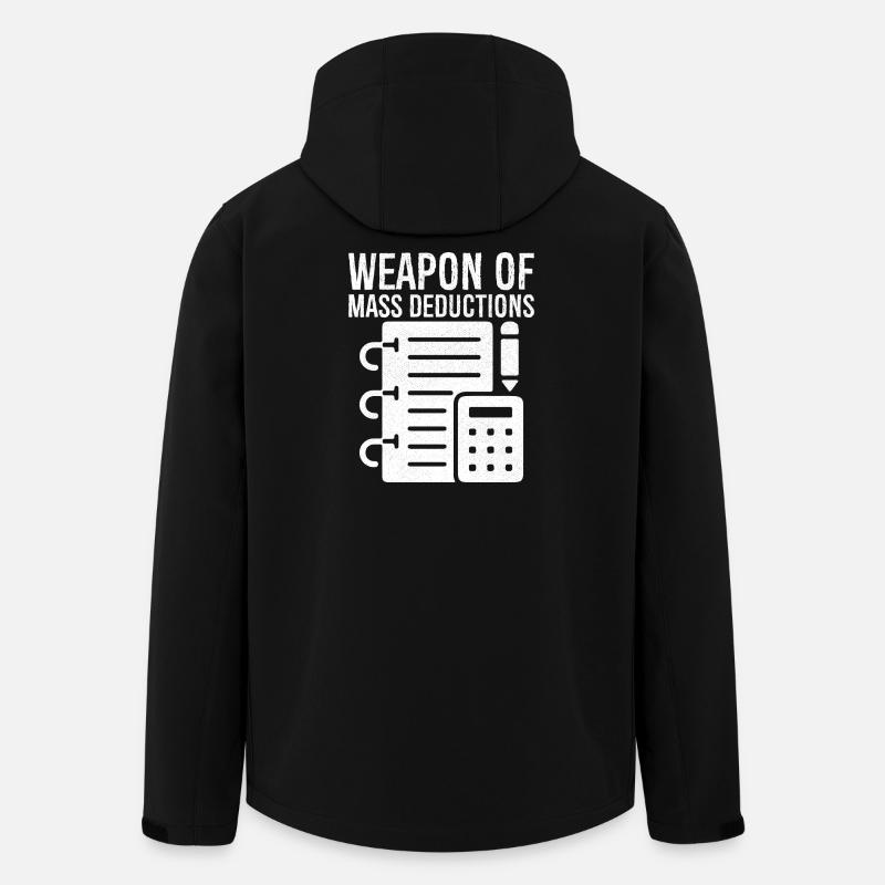 Arme de masse déduction calculatrice - Veste softshell homme en polyester recyclé Stanley/Stella - noir