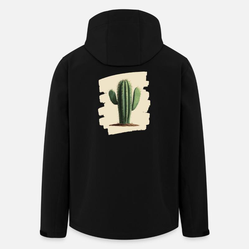 Cactus - Veste softshell homme en polyester recyclé Stanley/Stella - noir