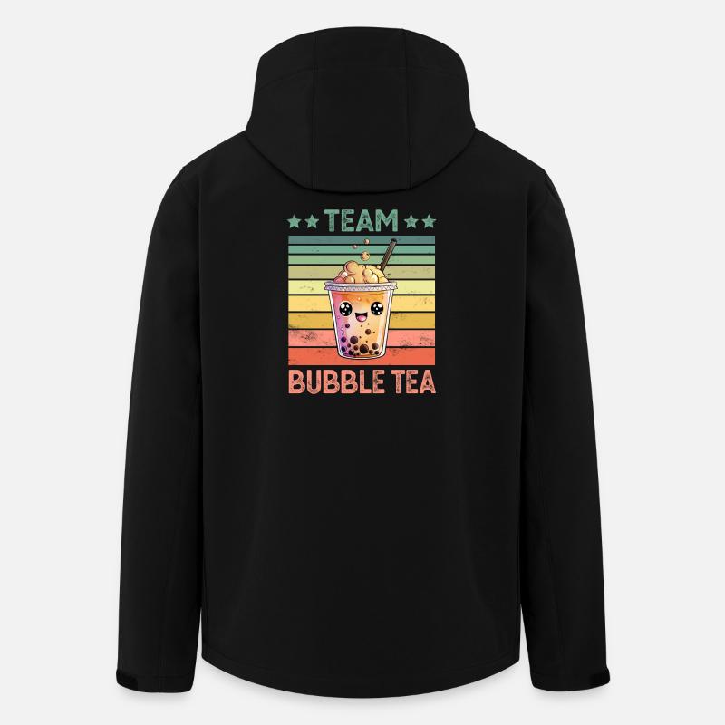 Bubble Tea - Recycelte Männer Softshell-Jacke von Stanley/Stella - Schwarz