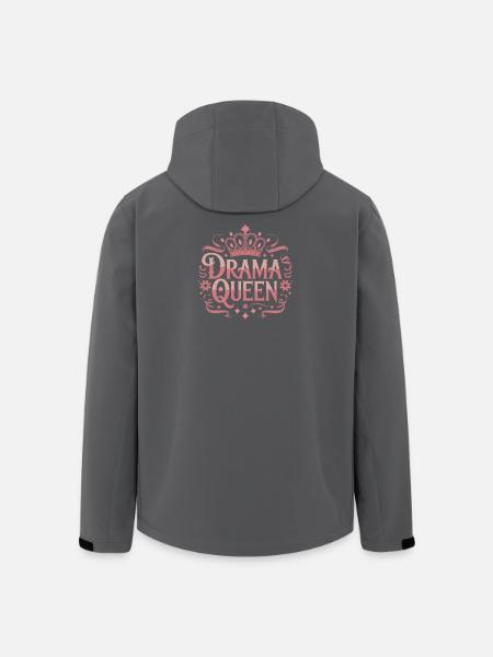 Drama Dronning Dronning Prinsesse Selvværd Kvinder - Stanley/Stella herre softshelljakke i genanvendt polyester - sort