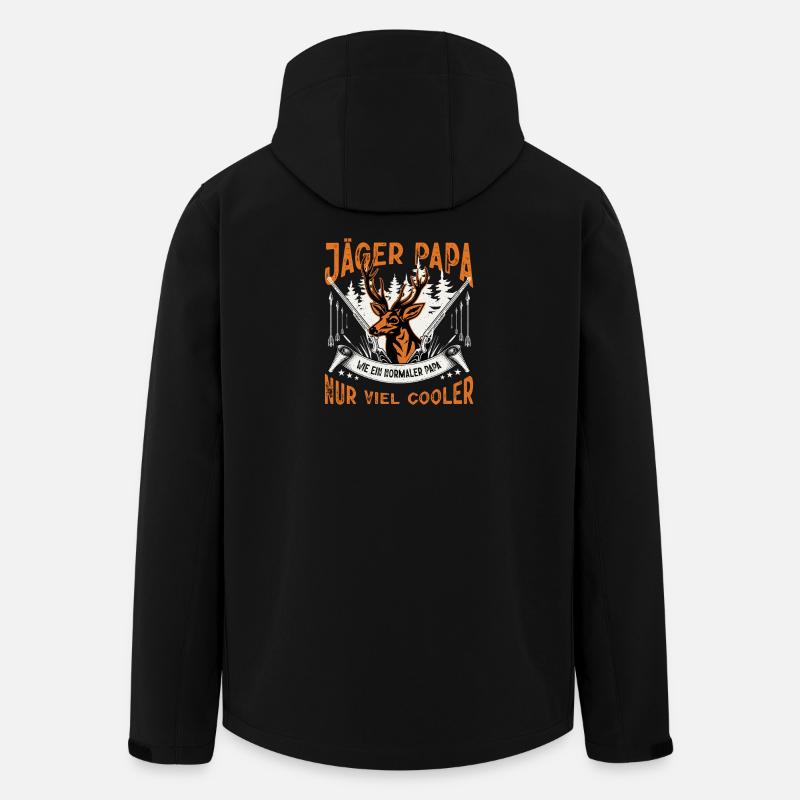 Jäger Geschenk Jagd Jagen Jägersprüfung - Recycelte Männer Softshell-Jacke von Stanley/Stella - Schwarz