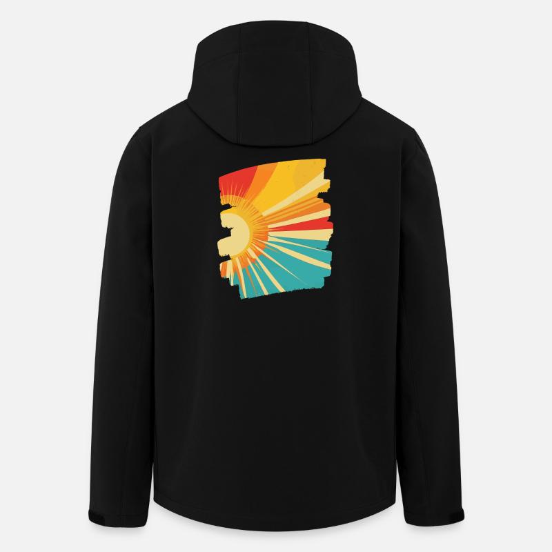 Summer Sun - Men’s Recycled Softshell Jacket by Stanley/Stella - black