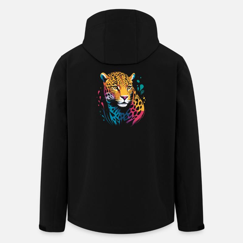Jaguar Head RENDU - Veste softshell homme en polyester recyclé Stanley/Stella - noir