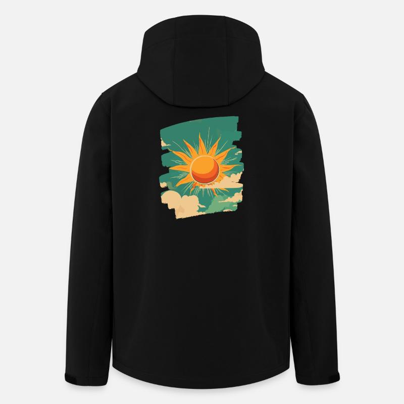 Summer Sun - Men’s Recycled Softshell Jacket by Stanley/Stella - black