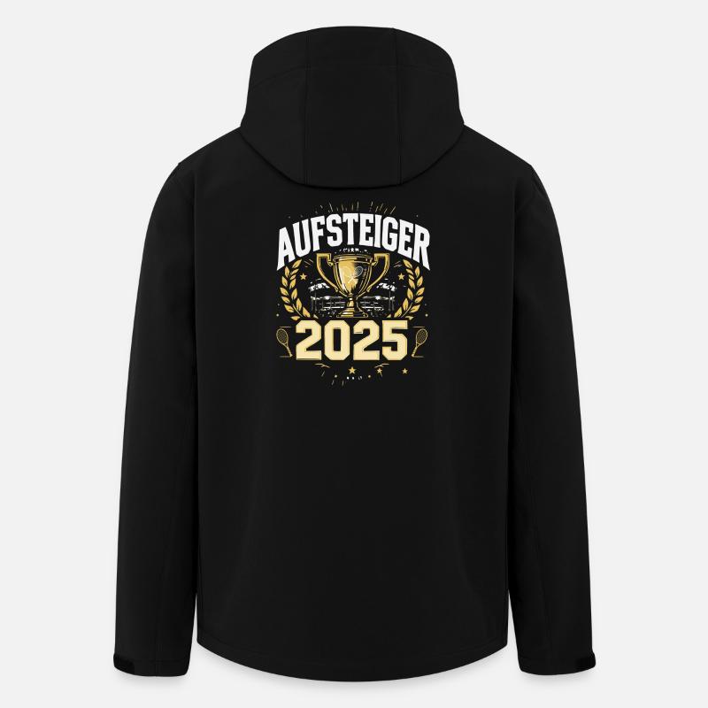 Tennis Aufsteiger 2025 Shirt - Recycelte Männer Softshell-Jacke von Stanley/Stella - Schwarz