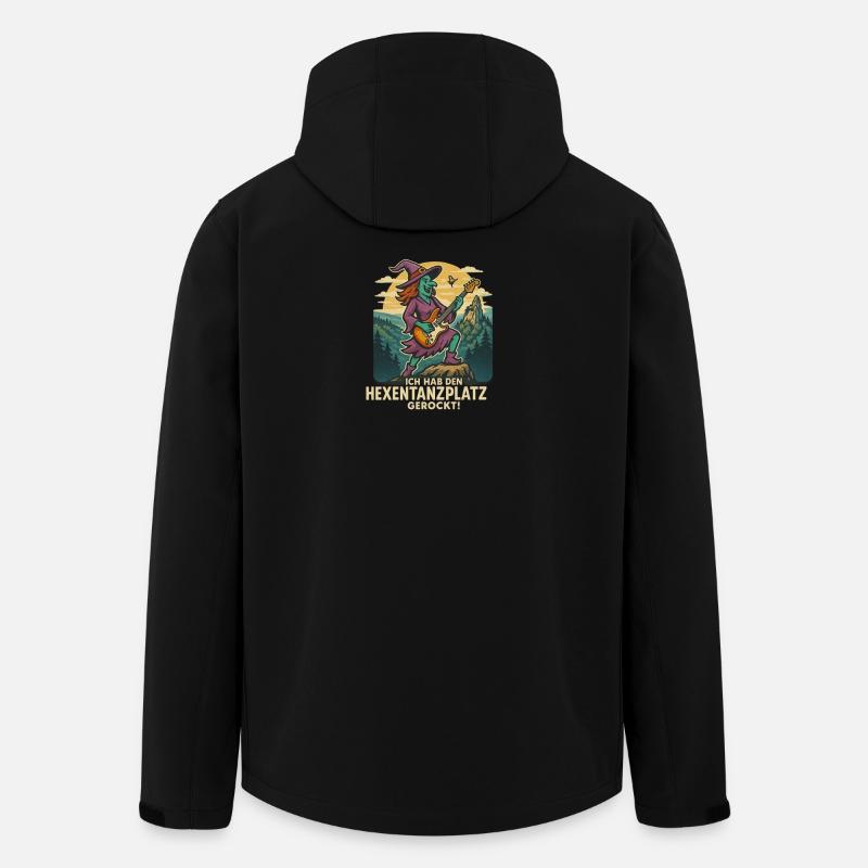 Hexentanz Rock auf Hexentanzplatz - Recycelte Männer Softshell-Jacke von Stanley/Stella - Schwarz